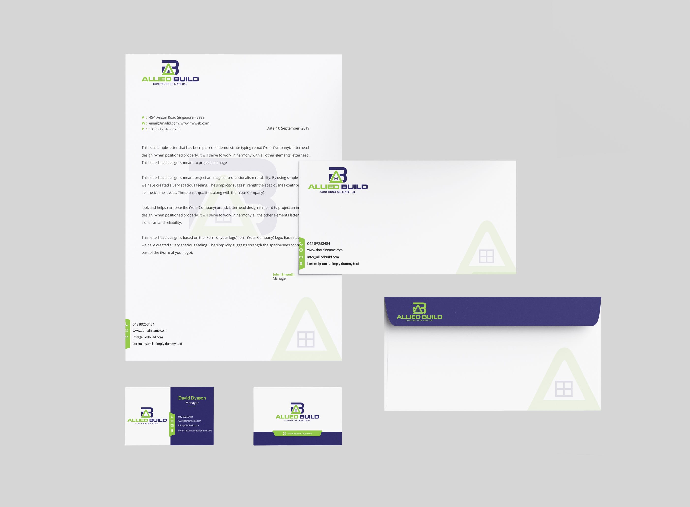 Complete Stationery Set Design