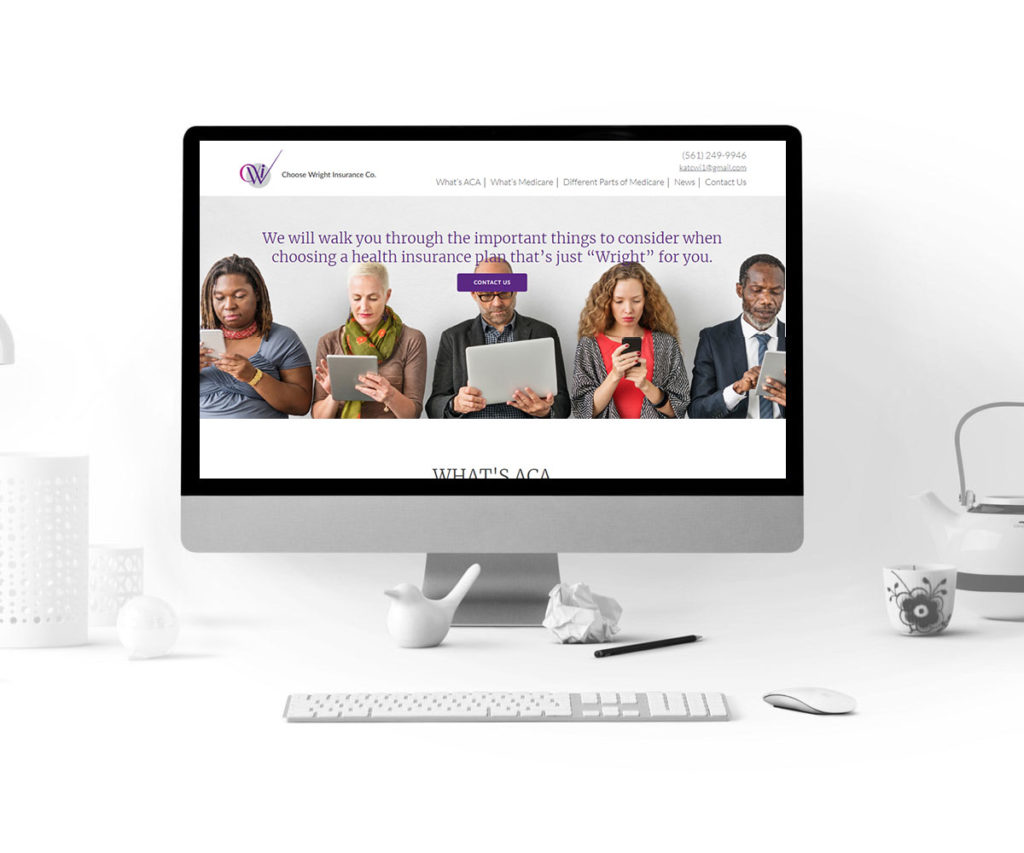 Choose Wright Insurance Website - Homepage